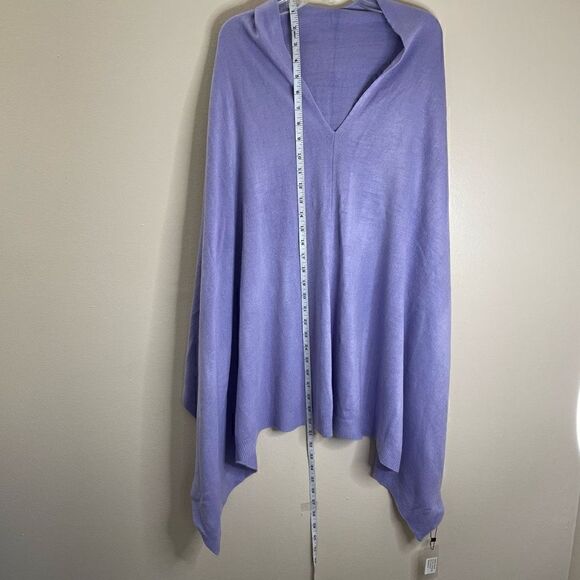 New!Poncho Pullover|One Size|Orchid Purple|100% Acrylic|Super Soft - Picture 3 of 12